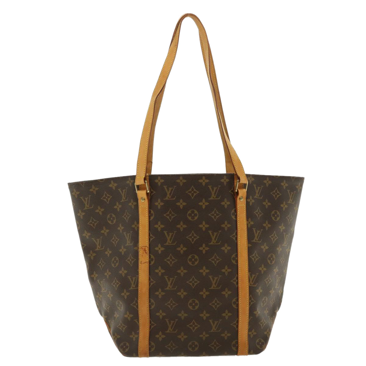 LOUIS VUITTON Monogram Sac Shopping Tote Bag M51108 LV Auth tb473