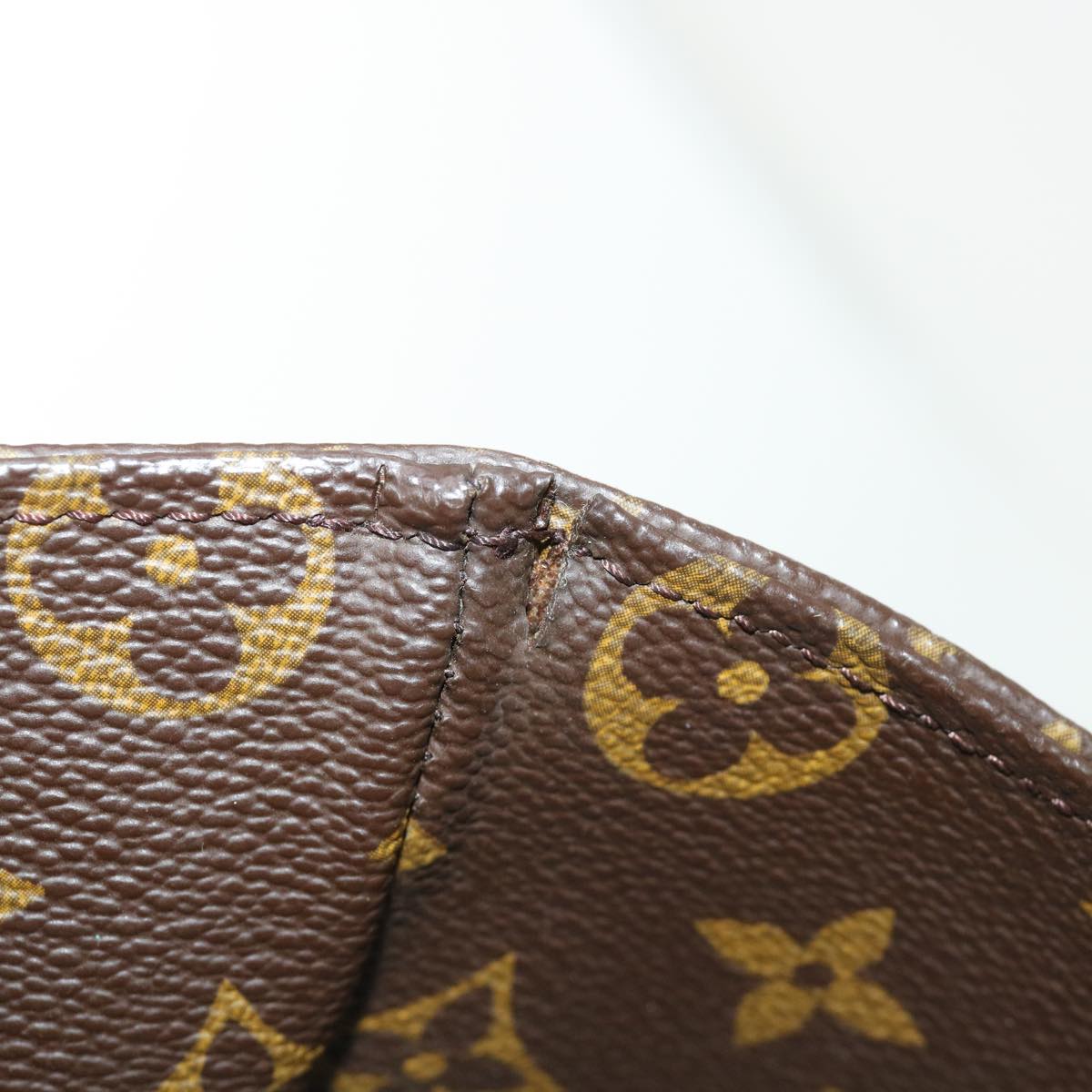 LOUIS VUITTON Monogram Sac Shopping Tote Bag M51108 LV Auth tb473