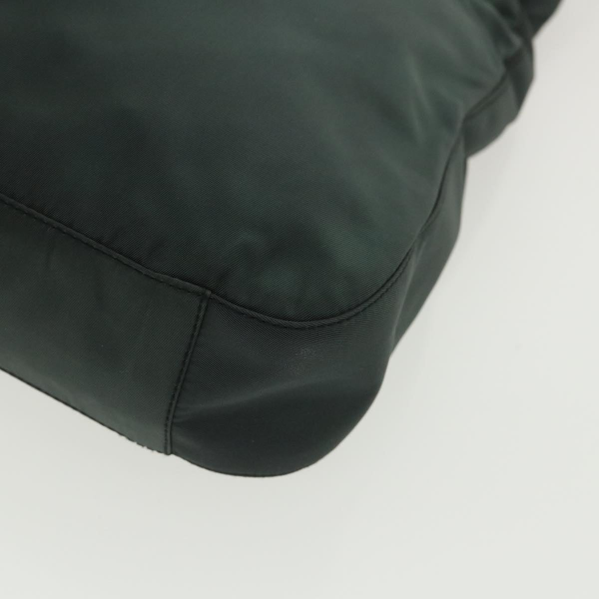 PRADA Shoulder Bag Nylon Khaki Auth tb505