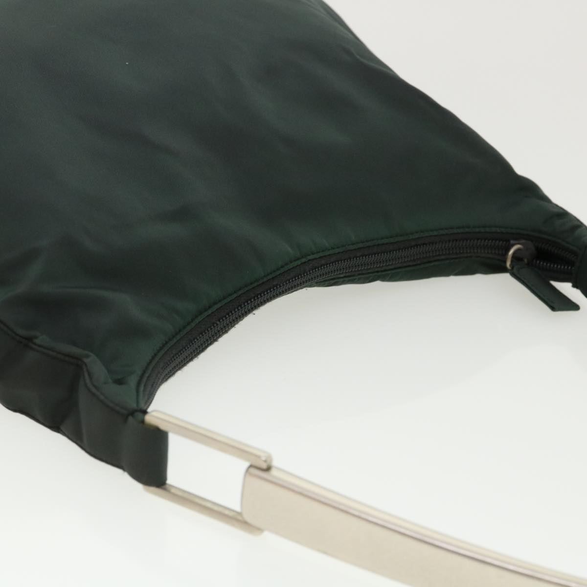 PRADA Shoulder Bag Nylon Khaki Auth tb505
