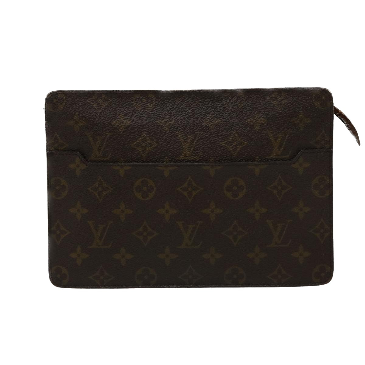 LOUIS VUITTON Monogram Pochette Homme Clutch Bag M51795 LV Auth tb516