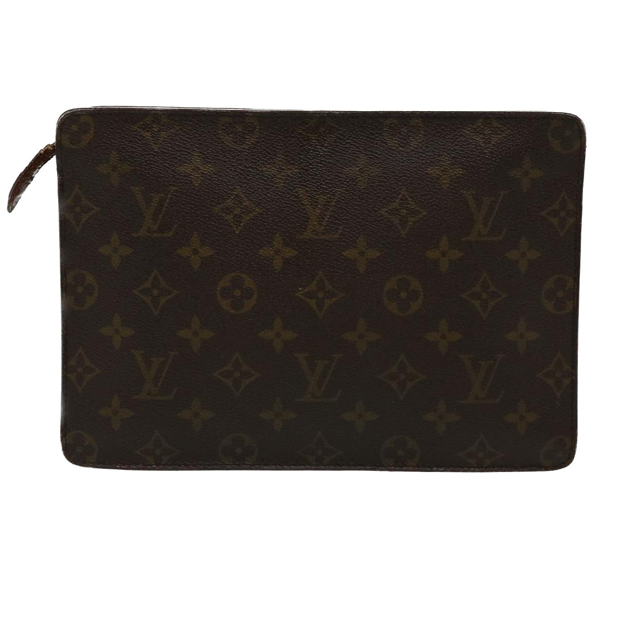 LOUIS VUITTON Monogram Pochette Homme Clutch Bag M51795 LV Auth tb516 - 0