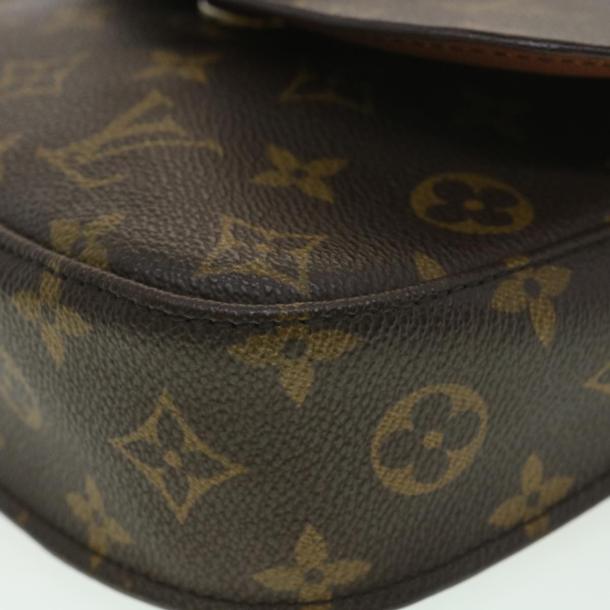 LOUIS VUITTON Monogram Saint Cloud MM Shoulder Bag M51243 LV Auth tb544