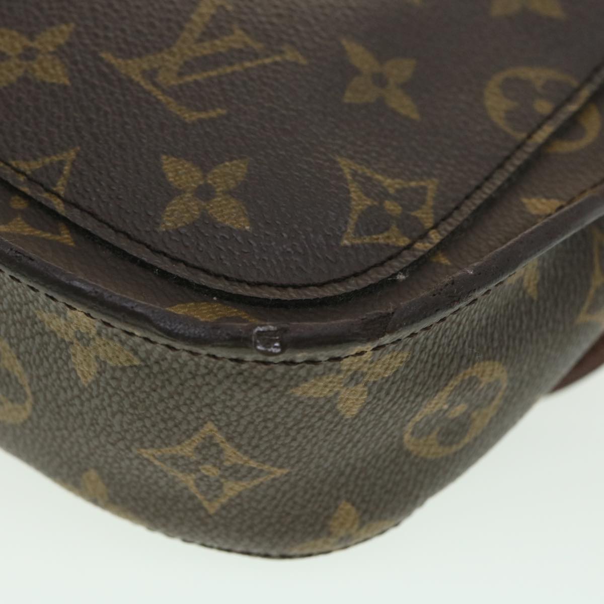 LOUIS VUITTON Monogram Saint Cloud MM Shoulder Bag M51243 LV Auth tb544