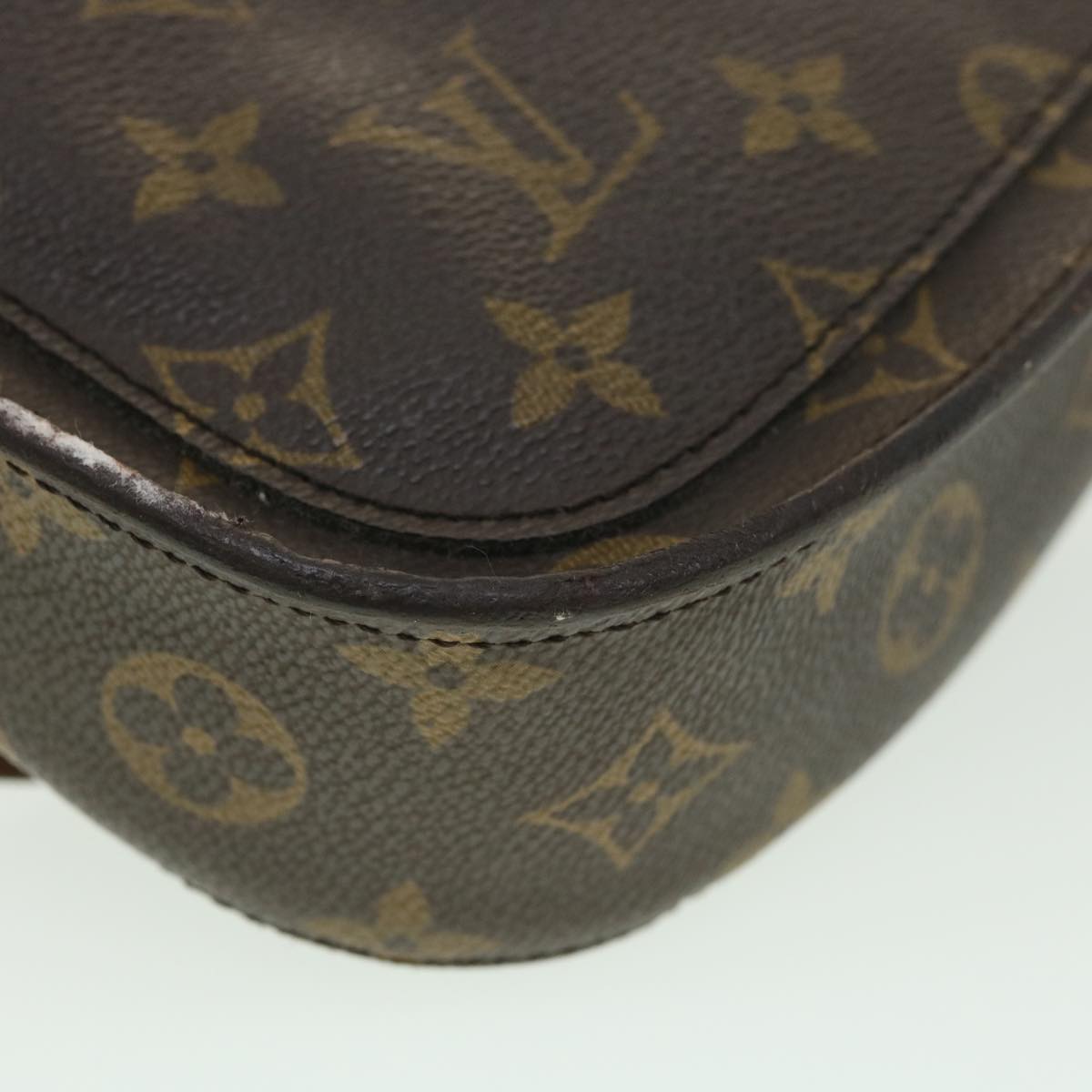 LOUIS VUITTON Monogram Saint Cloud MM Shoulder Bag M51243 LV Auth tb544