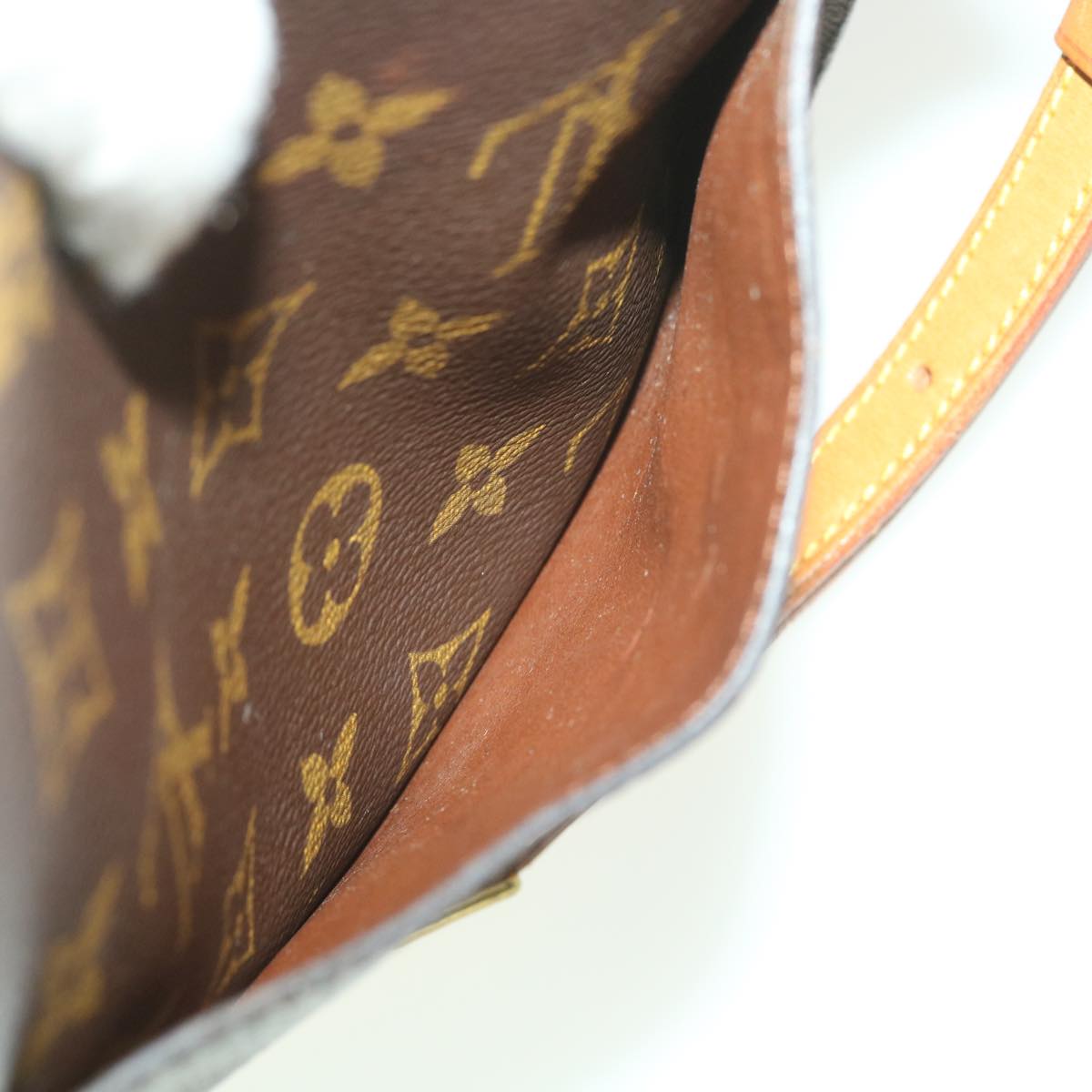 LOUIS VUITTON Monogram Saint Cloud MM Shoulder Bag M51243 LV Auth tb544