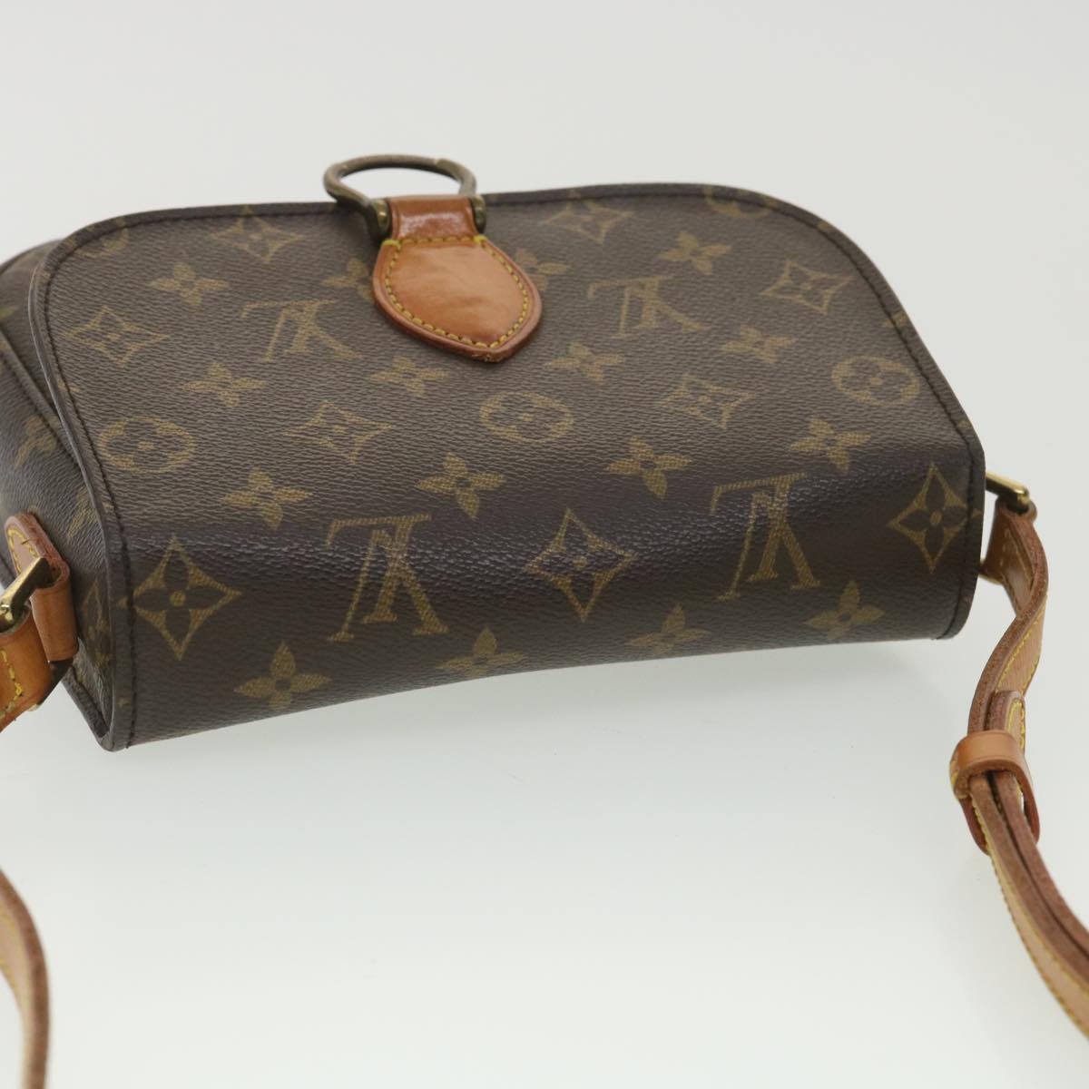 LOUIS VUITTON Monogram Saint Cloud MM Shoulder Bag M51243 LV Auth tb544