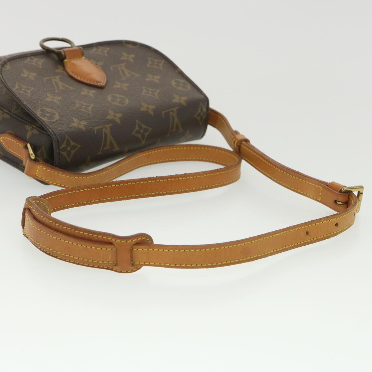 LOUIS VUITTON Monogram Saint Cloud MM Shoulder Bag M51243 LV Auth tb544