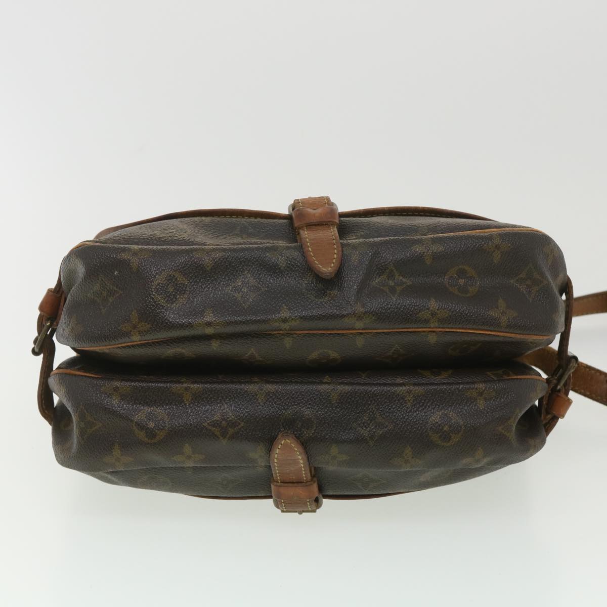 LOUIS VUITTON Monogram Saumur 30 Shoulder Bag M42256 LV Auth tb559