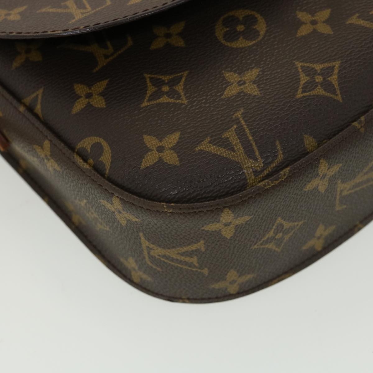 LOUIS VUITTON Monogram Saint Cloud GM Shoulder Bag M51242 LV Auth tb569