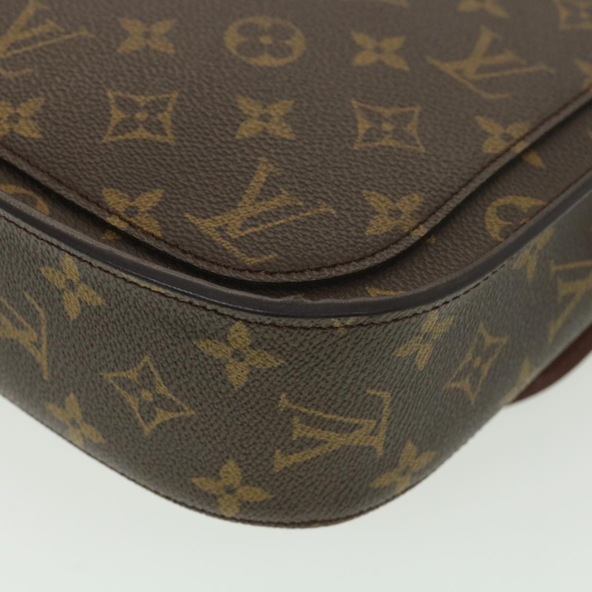 LOUIS VUITTON Monogram Saint Cloud GM Shoulder Bag M51242 LV Auth tb569