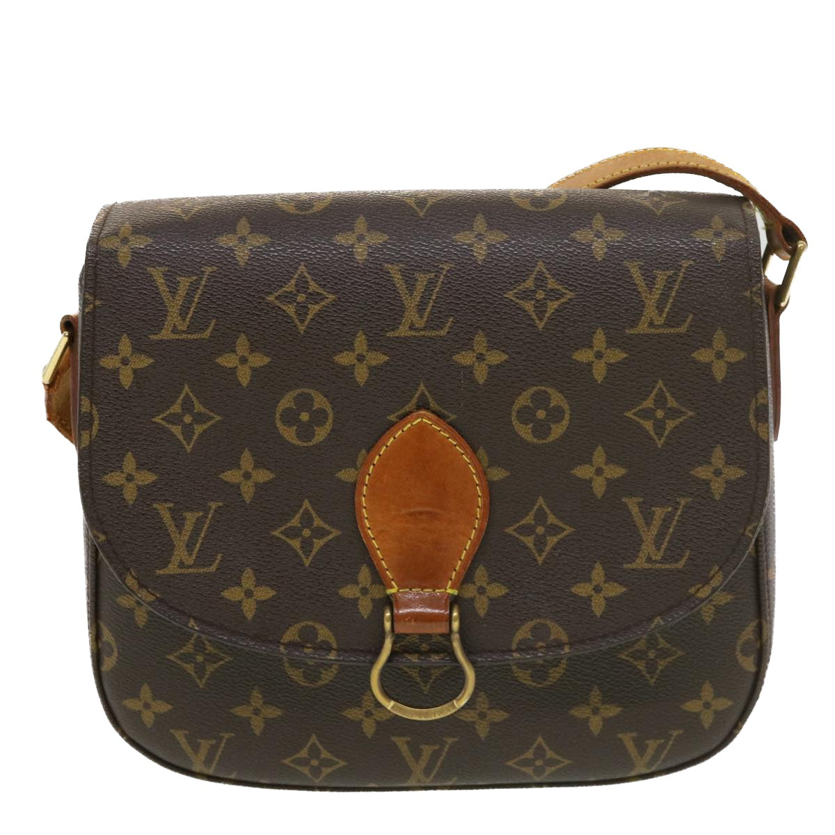 LOUIS VUITTON Monogram Saint Cloud GM Shoulder Bag M51242 LV Auth tb569