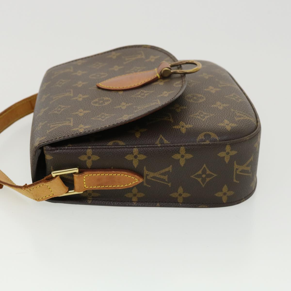 LOUIS VUITTON Monogram Saint Cloud GM Shoulder Bag M51242 LV Auth tb569