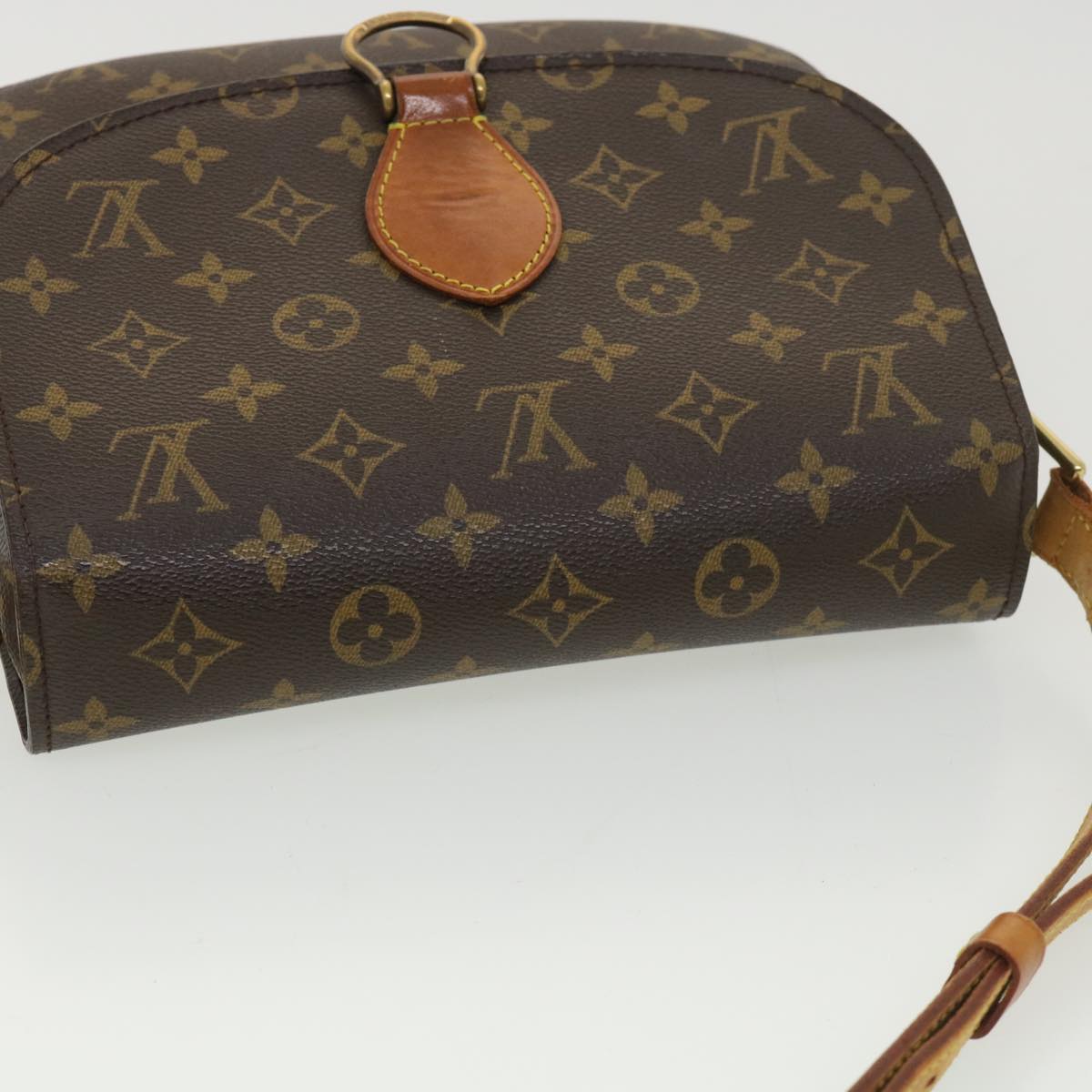 LOUIS VUITTON Monogram Saint Cloud GM Shoulder Bag M51242 LV Auth tb569