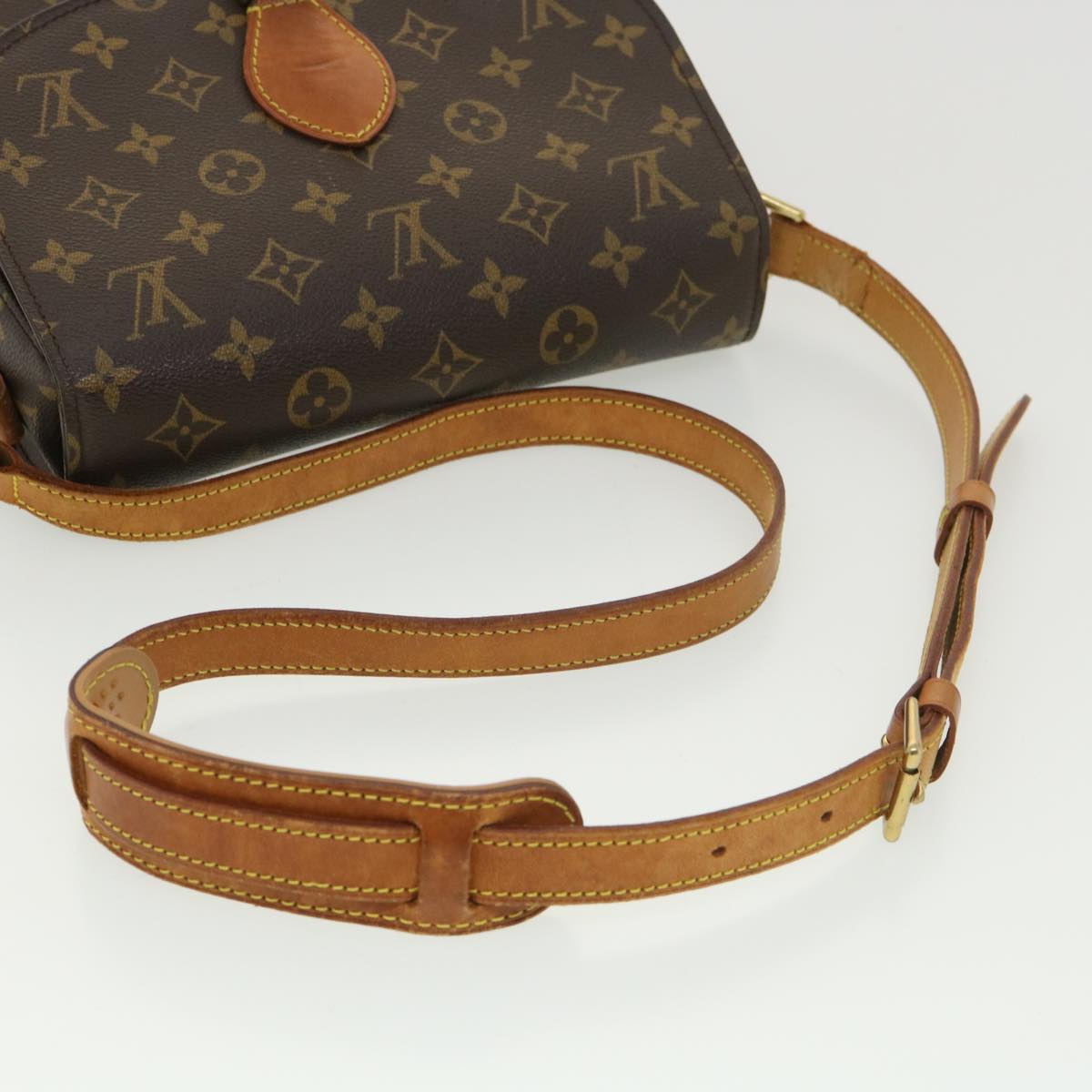 LOUIS VUITTON Monogram Saint Cloud GM Shoulder Bag M51242 LV Auth tb569