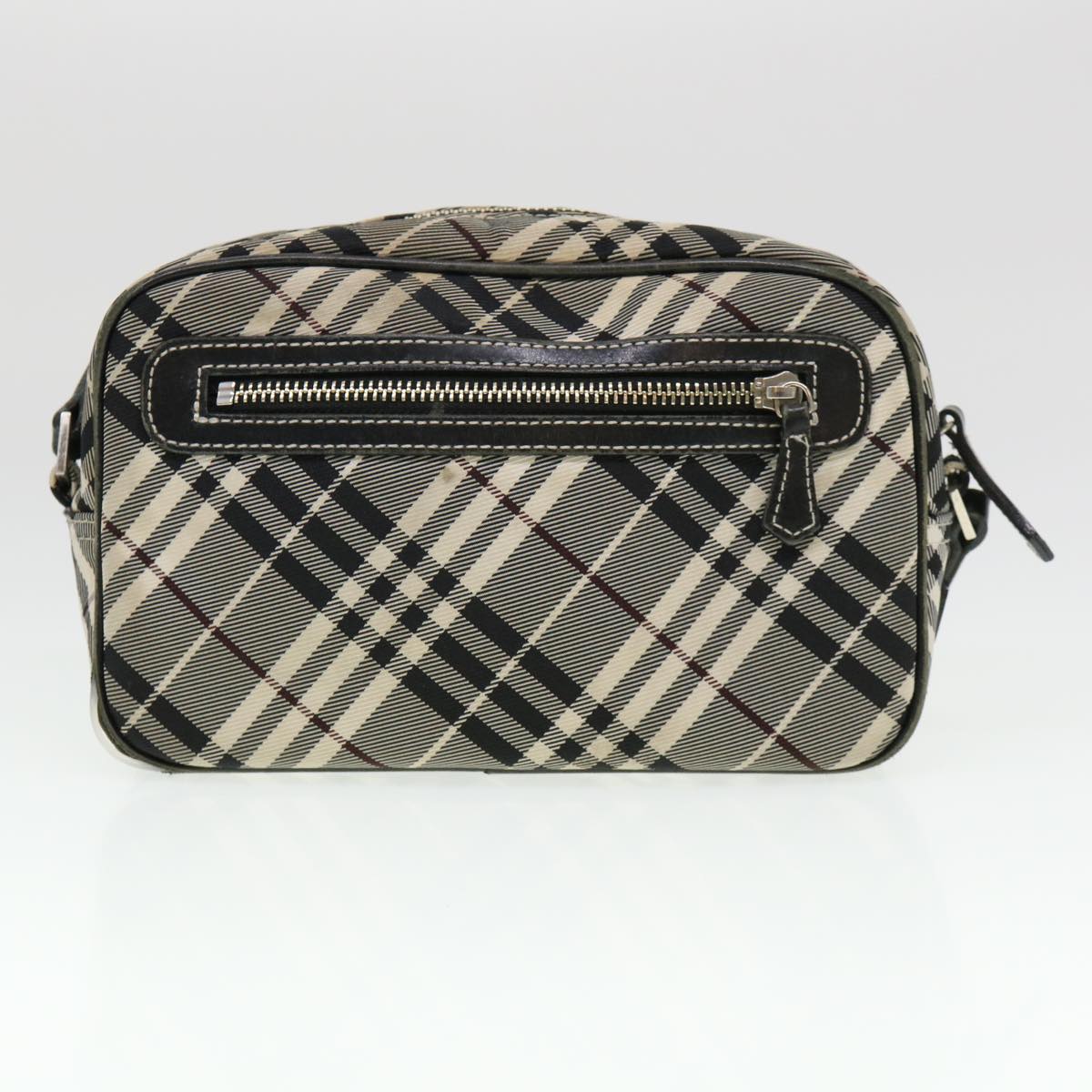 BURBERRY Nova Check Shoulder Hand Bag Nylon 2Set Beige Auth tb572