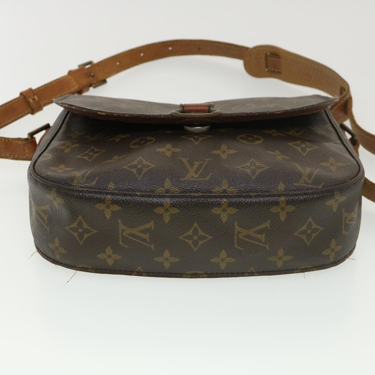 LOUIS VUITTON Monogram Saint Cloud GM Shoulder Bag M51242 LV Auth tb574