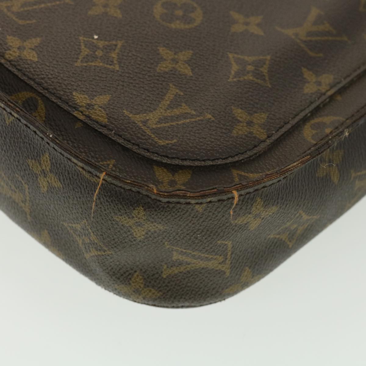 LOUIS VUITTON Monogram Saint Cloud GM Shoulder Bag M51242 LV Auth tb574