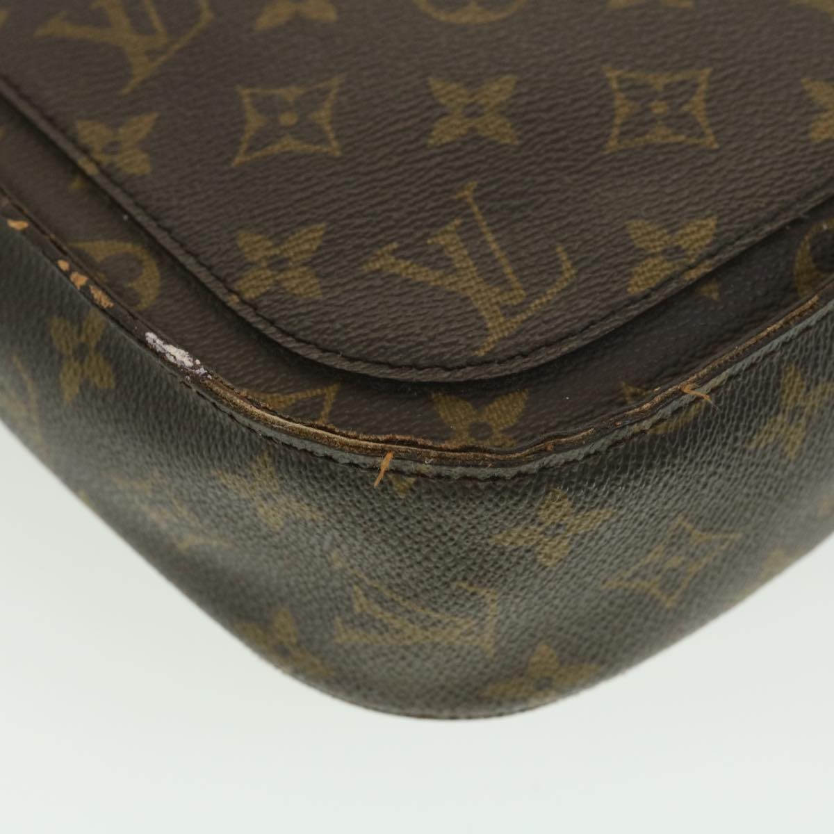 LOUIS VUITTON Monogram Saint Cloud GM Shoulder Bag M51242 LV Auth tb574