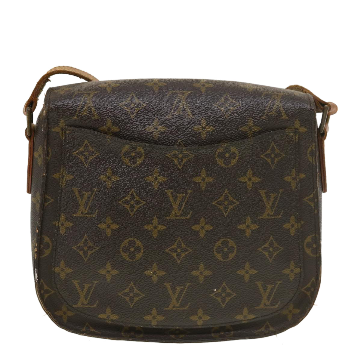 LOUIS VUITTON Monogram Saint Cloud GM Shoulder Bag M51242 LV Auth tb574