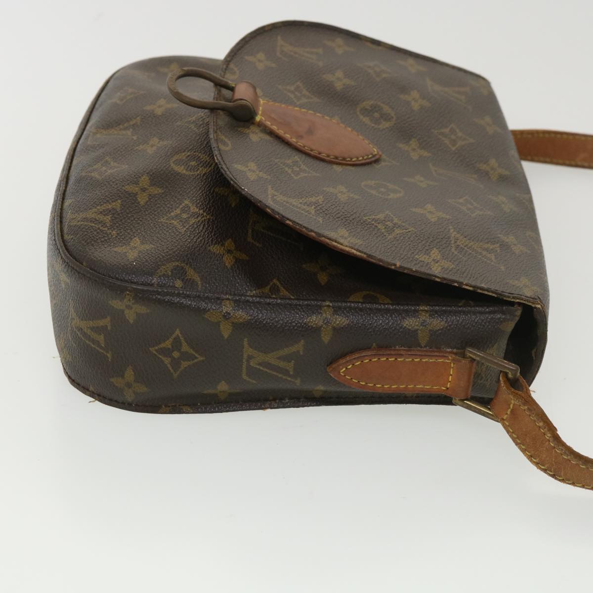 LOUIS VUITTON Monogram Saint Cloud GM Shoulder Bag M51242 LV Auth tb574