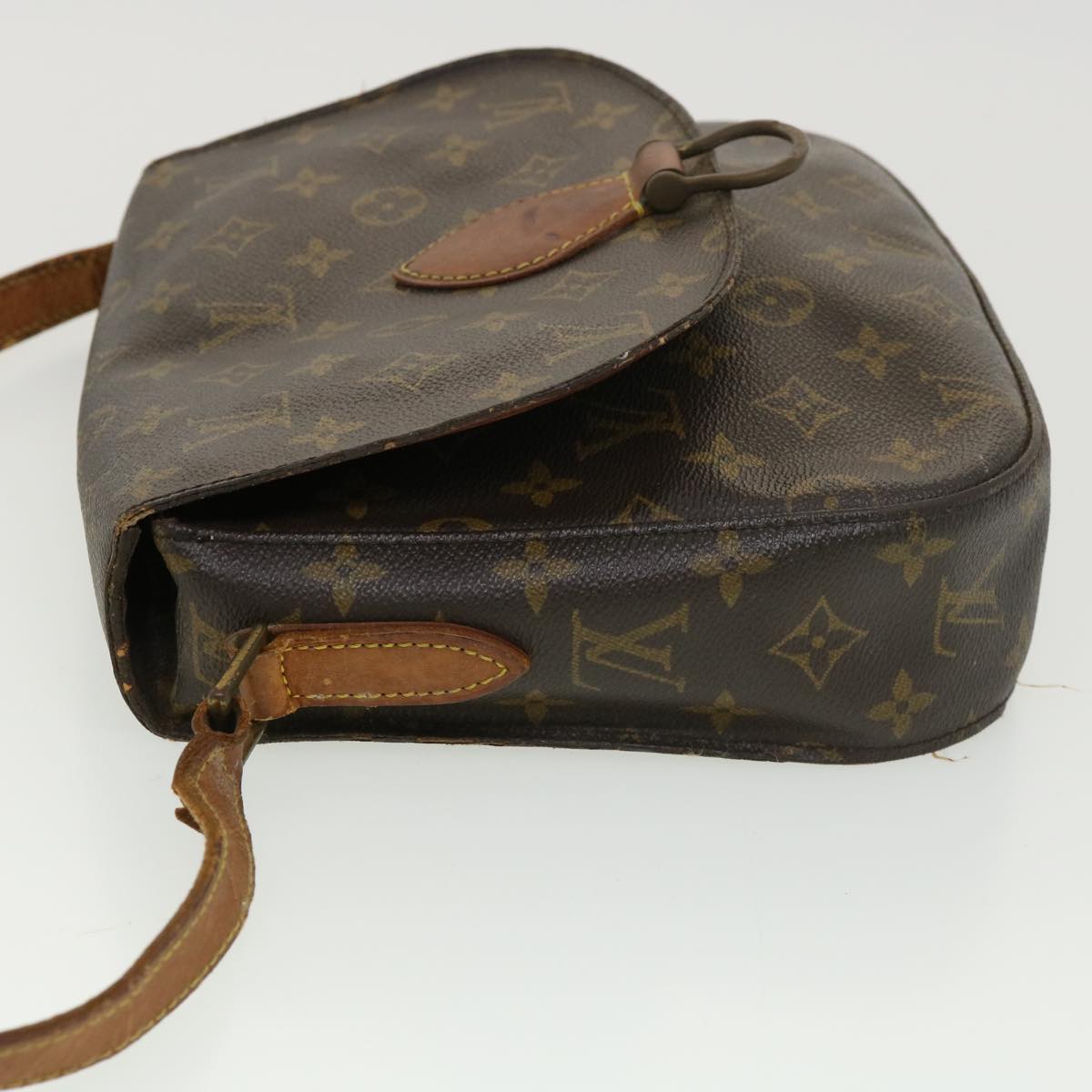 LOUIS VUITTON Monogram Saint Cloud GM Shoulder Bag M51242 LV Auth tb574