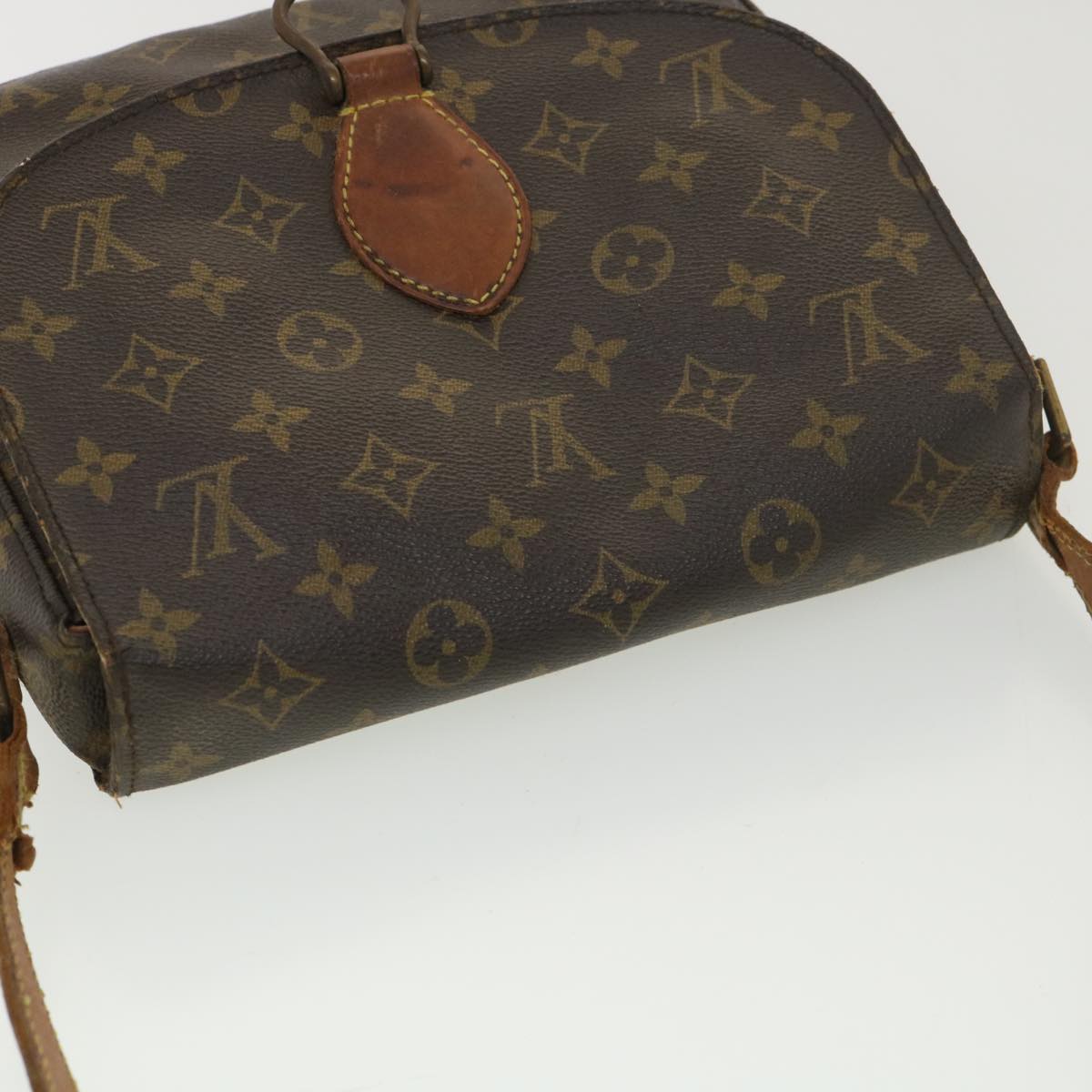 LOUIS VUITTON Monogram Saint Cloud GM Shoulder Bag M51242 LV Auth tb574