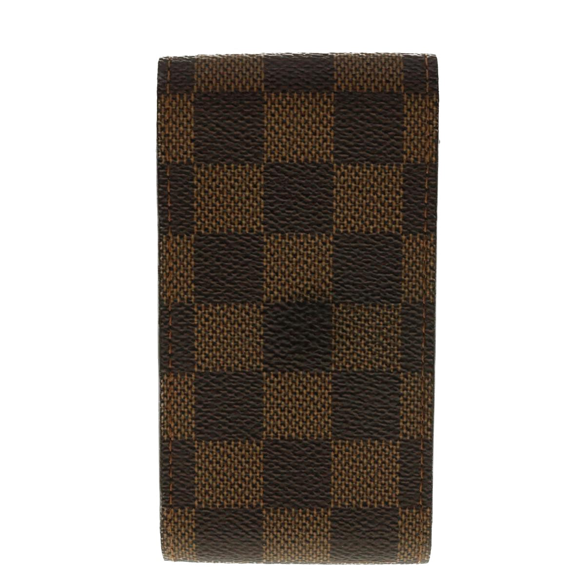 LOUIS VUITTON Damier Ebene Etui Cigarette Case N63024 LV Auth tb610 - 0