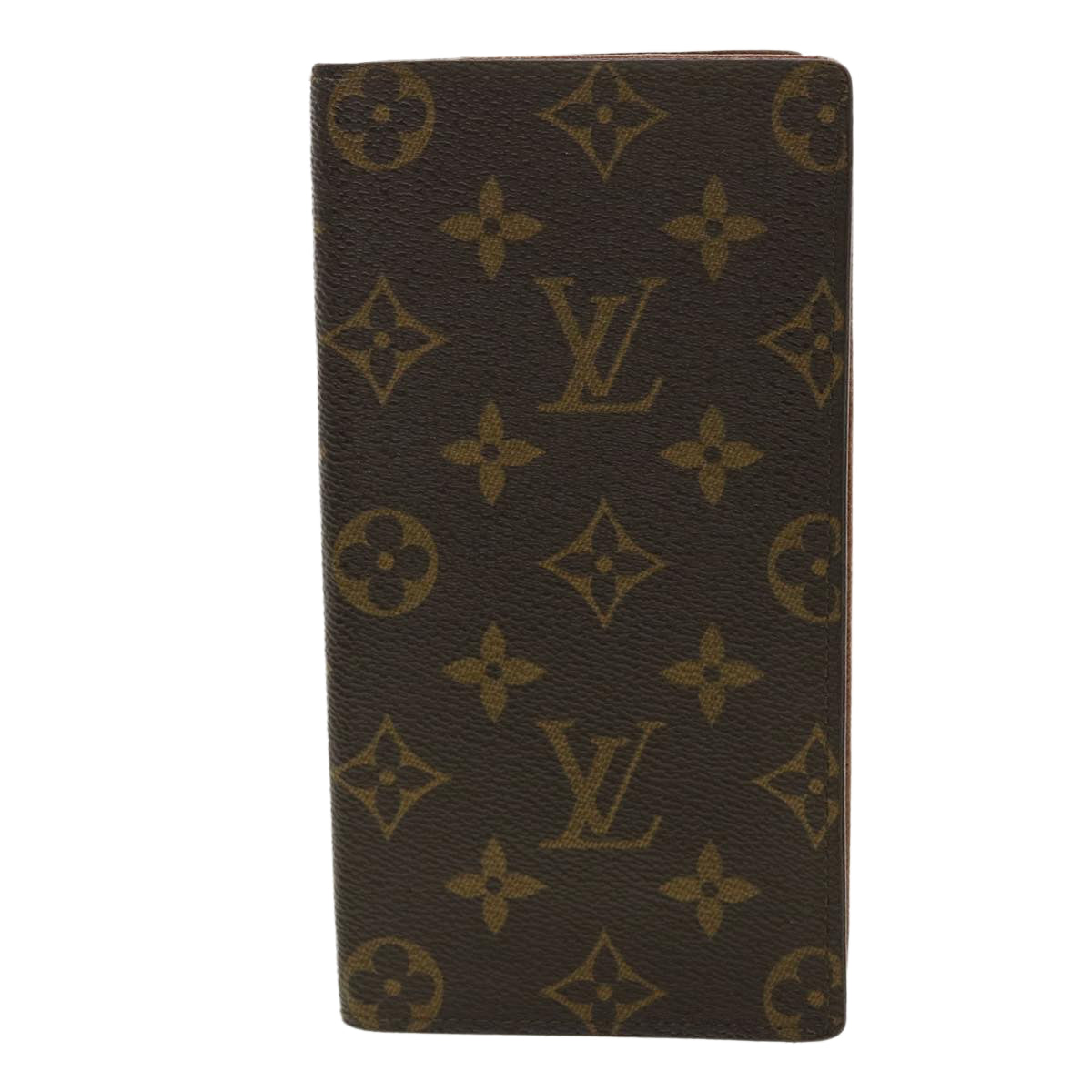 LOUIS VUITTON Monogram Porto Cartes Crdit Long Wallet M60825 LV Auth tb613