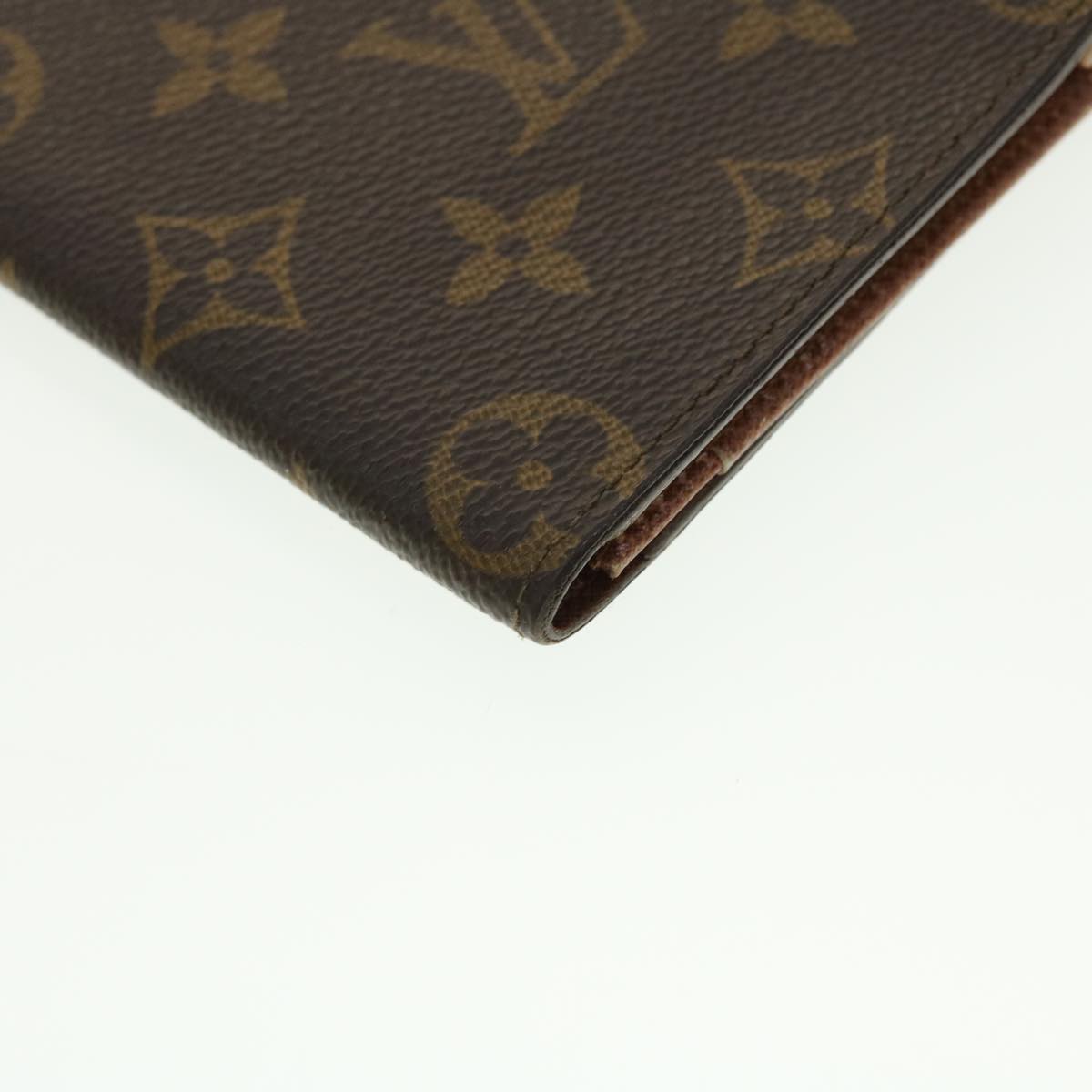 LOUIS VUITTON Monogram Porto Cartes Crdit Long Wallet M60825 LV Auth tb613