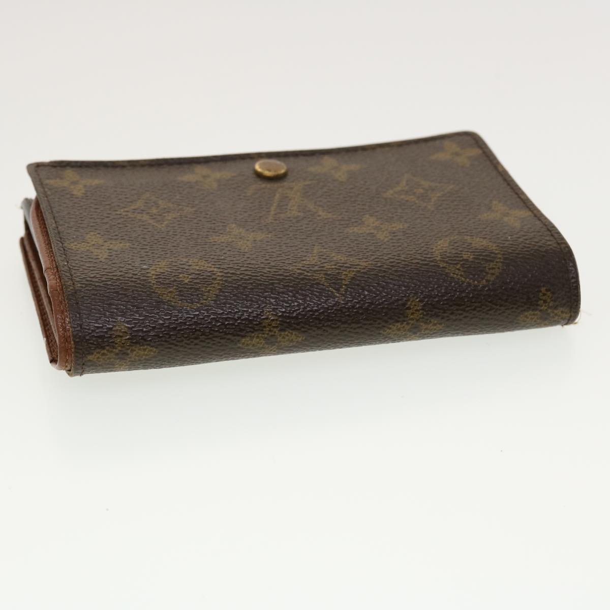 LOUIS VUITTON Monogram Porte Monnaie Billets Tresor Wallet M61730 LV Auth tb634