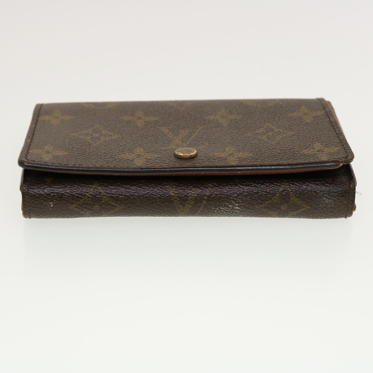 LOUIS VUITTON Monogram Porte Monnaie Billets Tresor Wallet M61730 LV Auth tb634