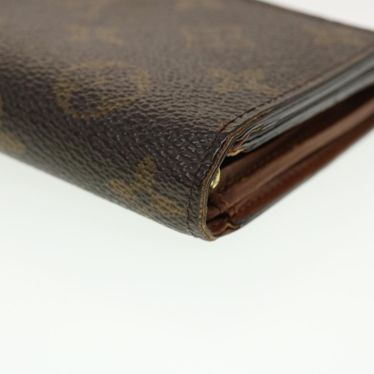 LOUIS VUITTON Monogram Porte Monnaie Billets Tresor Wallet M61730 LV Auth tb635