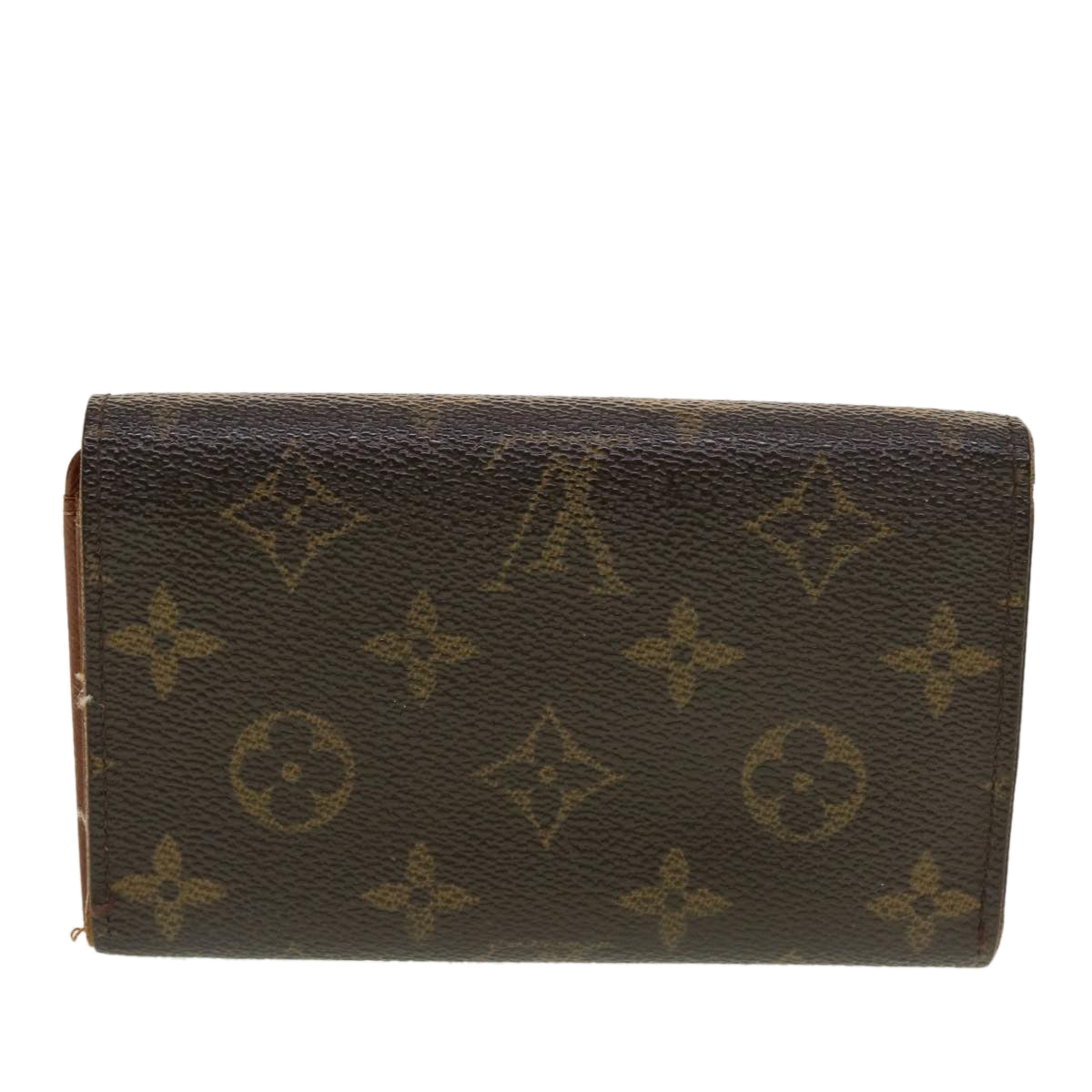 LOUIS VUITTON Monogram Porte Monnaie Billets Tresor Wallet M61730 LV Auth tb635 - 0