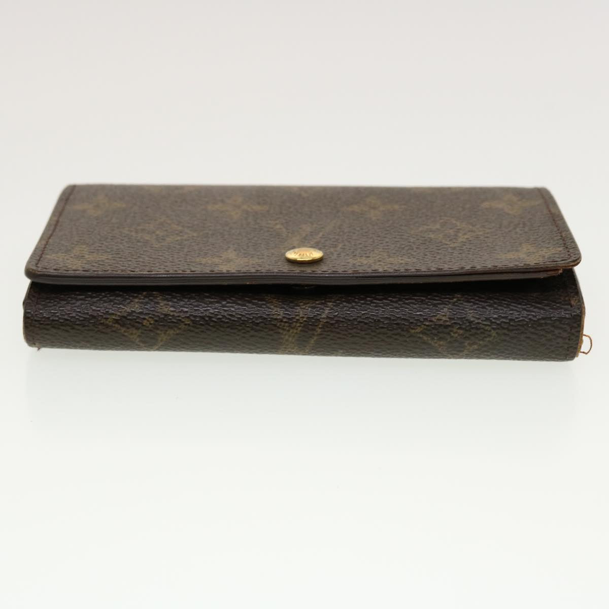 LOUIS VUITTON Monogram Porte Monnaie Billets Tresor Wallet M61730 LV Auth tb635