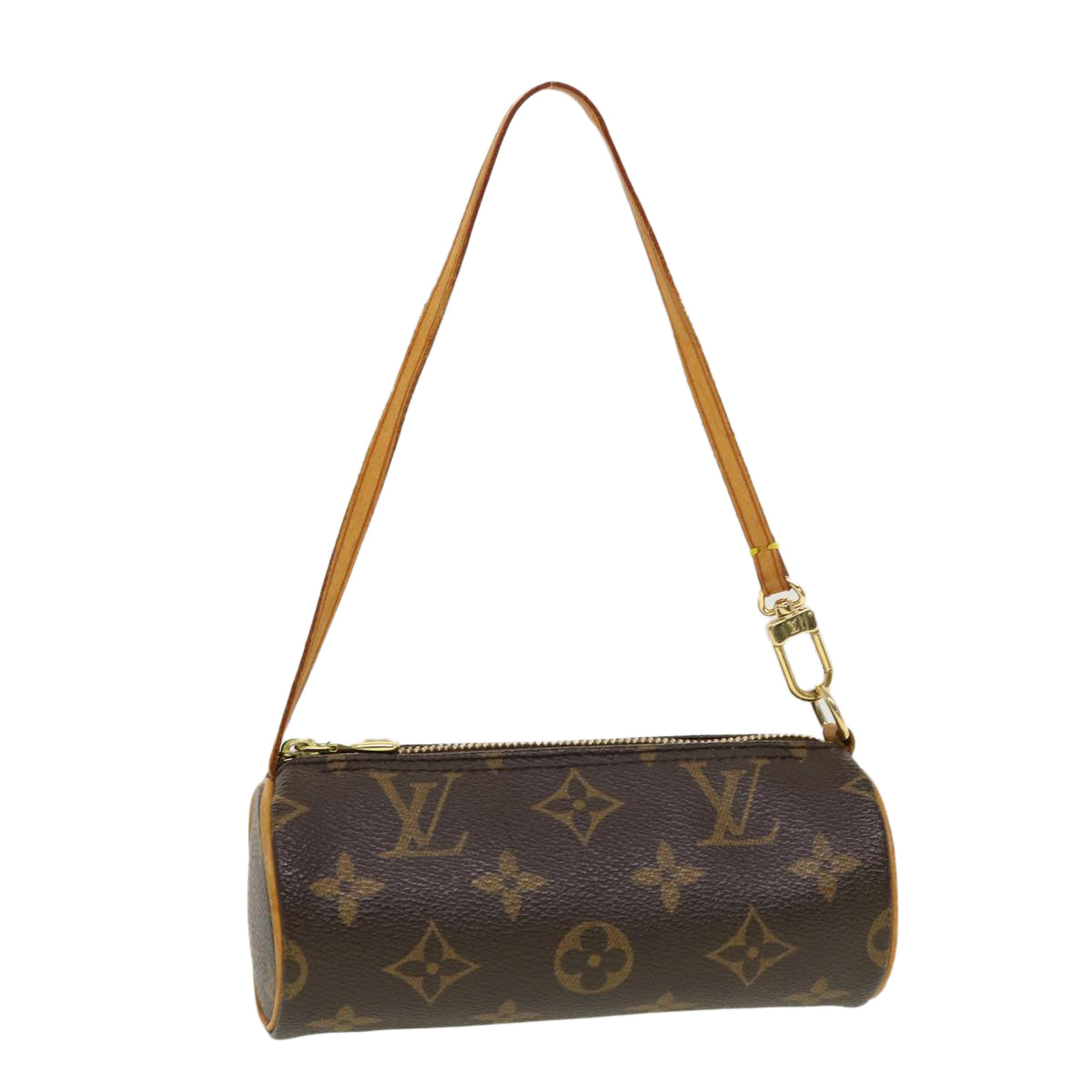 LOUIS VUITTON Monogram Papillon Pouch LV Auth tb638