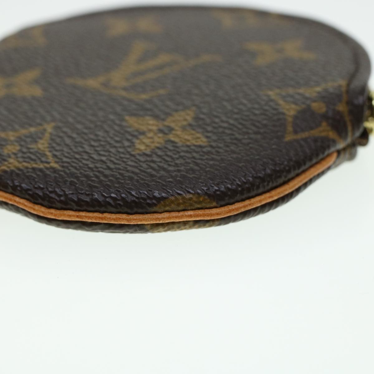 LOUIS VUITTON Monogram Porte Monnaie Round Coin Purse M61926 LV Auth tb641