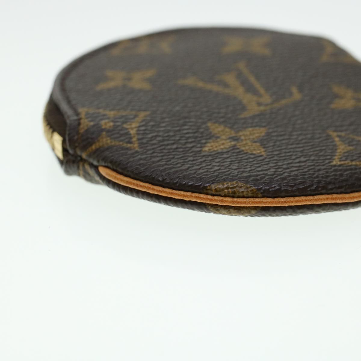 LOUIS VUITTON Monogram Porte Monnaie Round Coin Purse M61926 LV Auth tb641