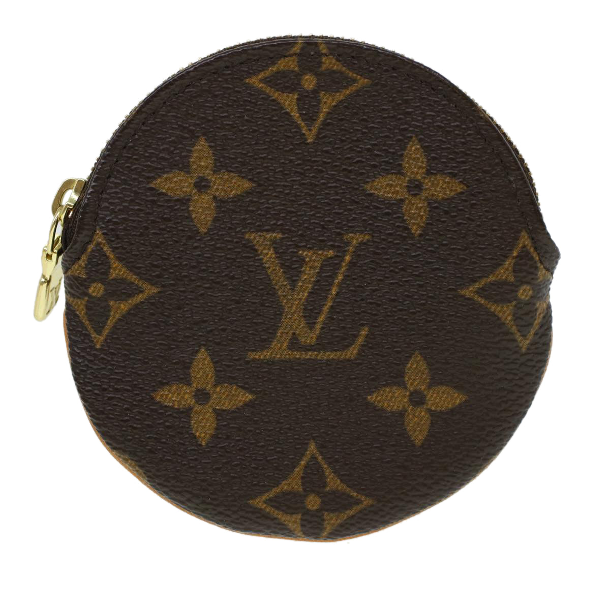 LOUIS VUITTON Monogram Porte Monnaie Round Coin Purse M61926 LV Auth tb641