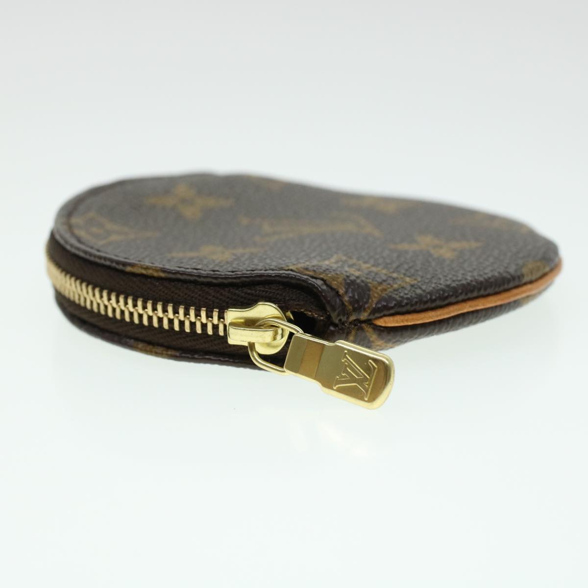 LOUIS VUITTON Monogram Porte Monnaie Round Coin Purse M61926 LV Auth tb641