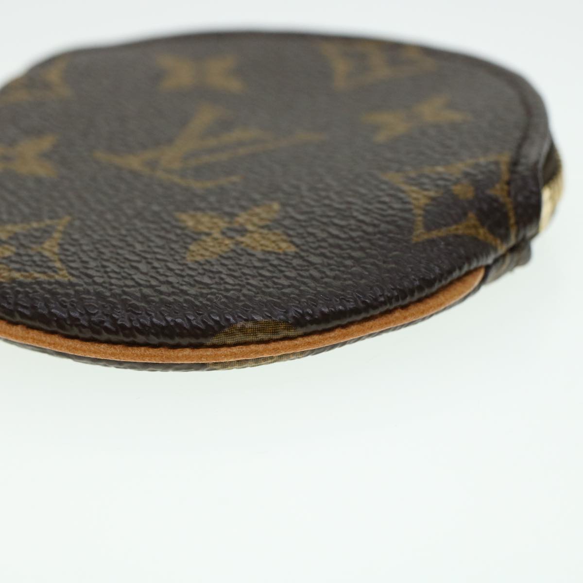 LOUIS VUITTON Monogram Porte Monnaie Round Coin Purse M61926 LV Auth tb641