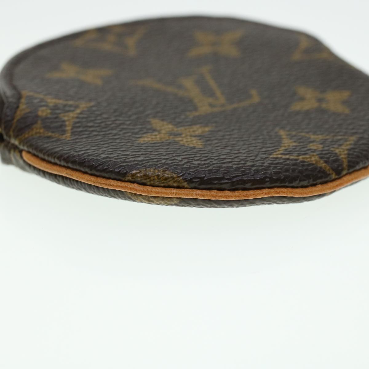 LOUIS VUITTON Monogram Porte Monnaie Round Coin Purse M61926 LV Auth tb641