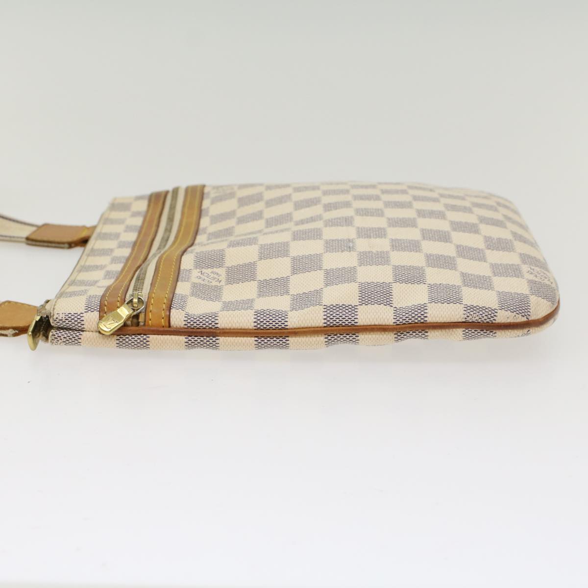 LOUIS VUITTON Damier Azur Pochette Bosphore Shoulder Bag N51112 LV Auth tb752