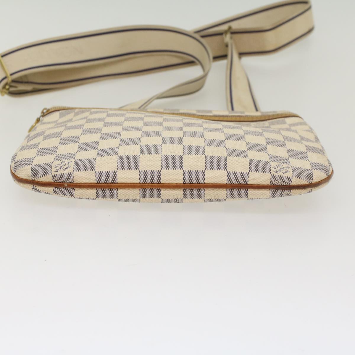 LOUIS VUITTON Damier Azur Pochette Bosphore Shoulder Bag N51112 LV Auth tb752