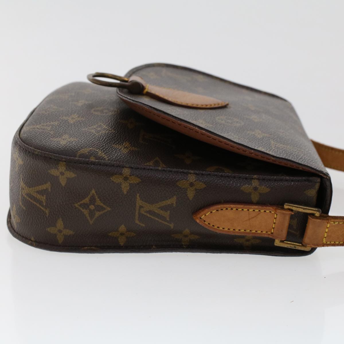 LOUIS VUITTON Monogram Saint Cloud GM Shoulder Bag M51242 LV Auth tb764