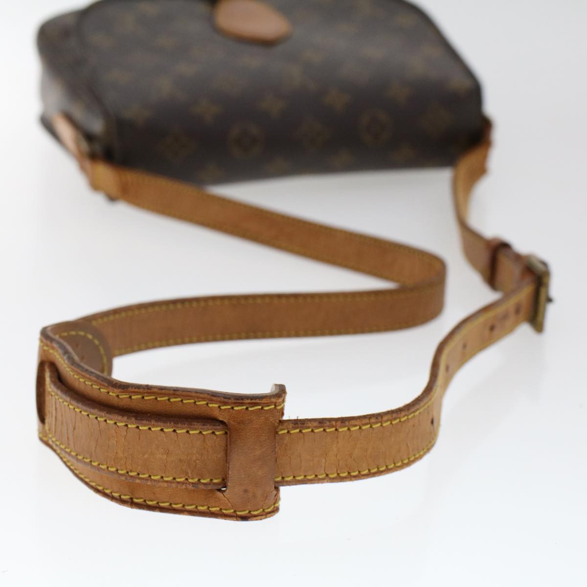 LOUIS VUITTON Monogram Saint Cloud GM Shoulder Bag M51242 LV Auth tb764