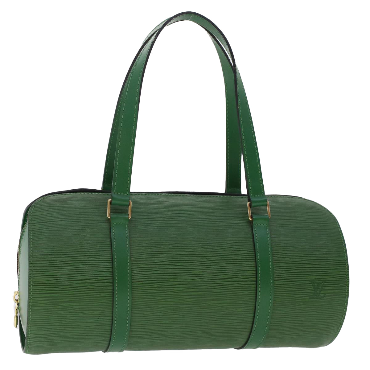 LOUIS VUITTON Epi Soufflot Hand Bag Green M52224 LV Auth tb770