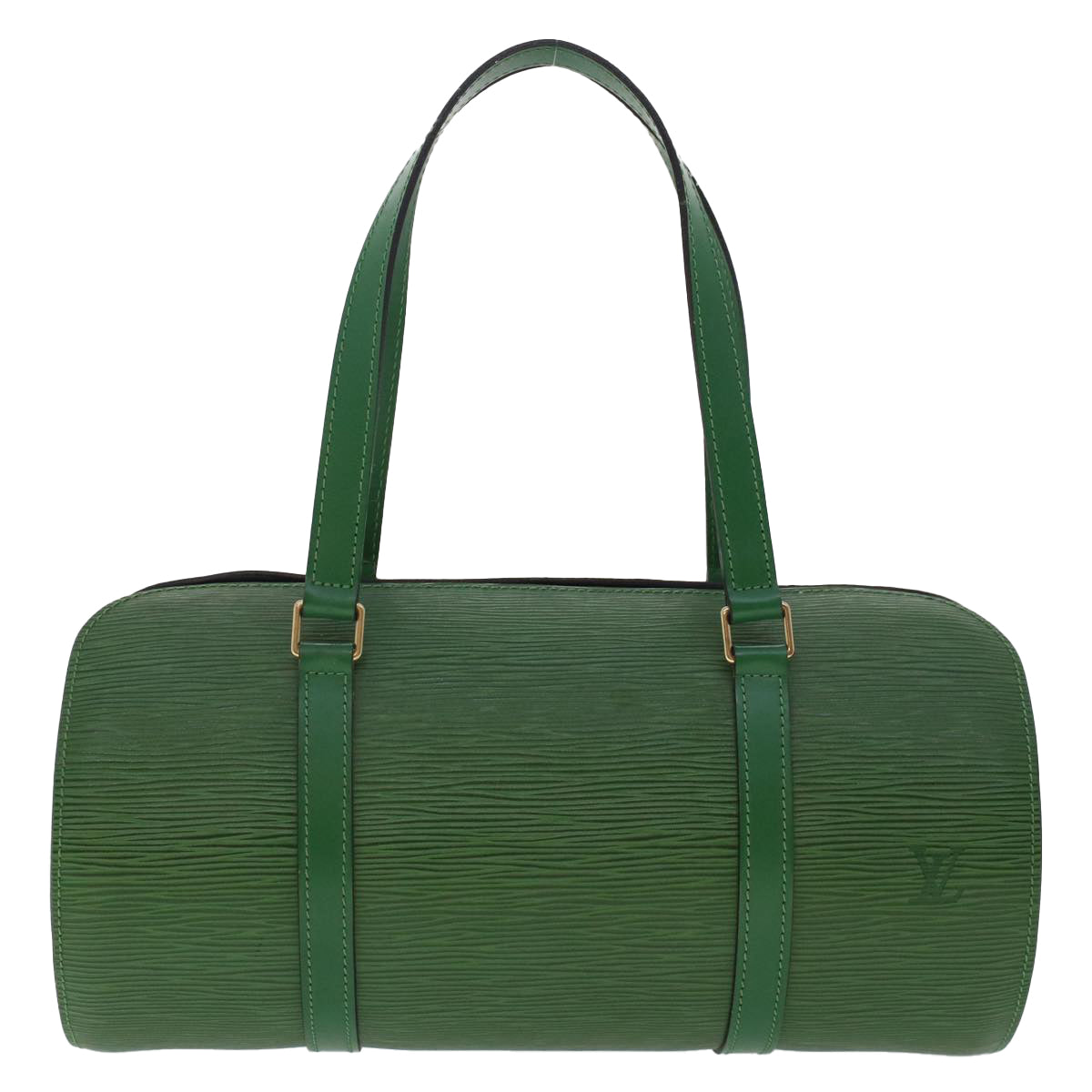 LOUIS VUITTON Epi Soufflot Hand Bag Green M52224 LV Auth tb770