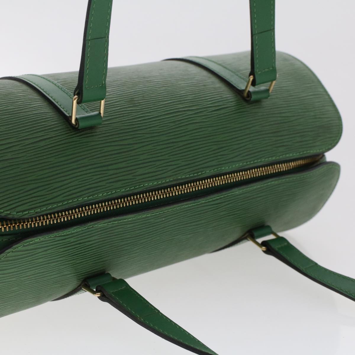 LOUIS VUITTON Epi Soufflot Hand Bag Green M52224 LV Auth tb770