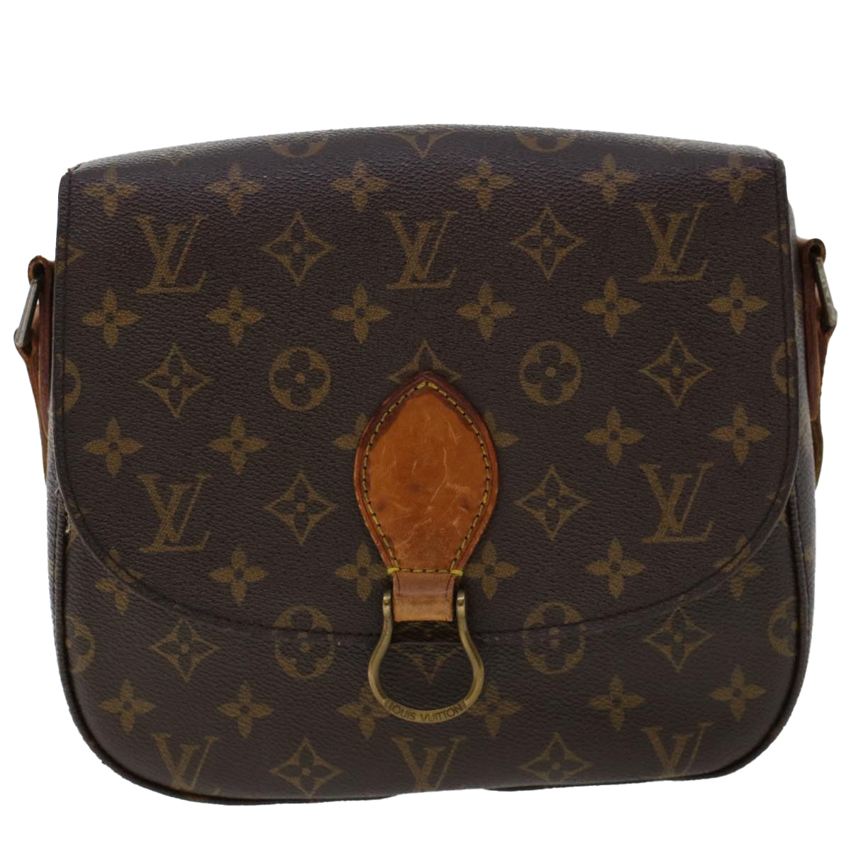 LOUIS VUITTON Monogram Saint Cloud GM Shoulder Bag M51242 LV Auth tb772